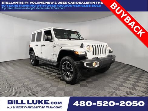 Used 2023 Jeep Wrangler Sahara w/ Cold Weather Group image 1