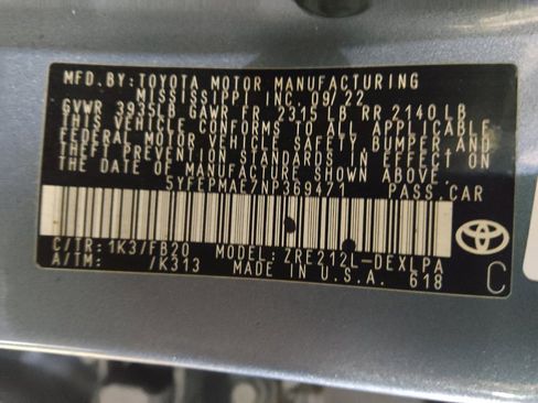 Used 2022 Toyota Corolla LE FWD image 33
