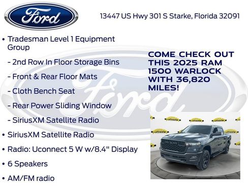 Used 2025 RAM 1500 Warlock AWD/4WD image 27