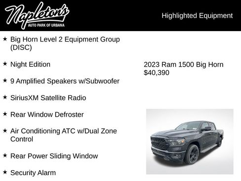 Used 2023 RAM 1500 Big Horn AWD/4WD image 4