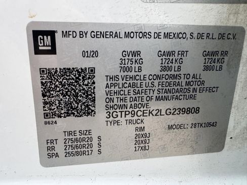 Used 2020 GMC Sierra 1500 Elevation w/ Elevation Value Package image 33