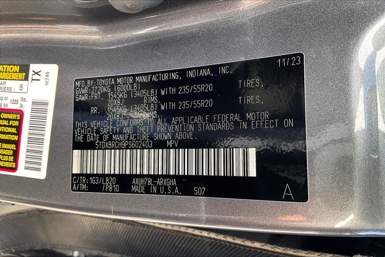 Used 2023 Toyota Highlander Limited AWD/4WD image 37