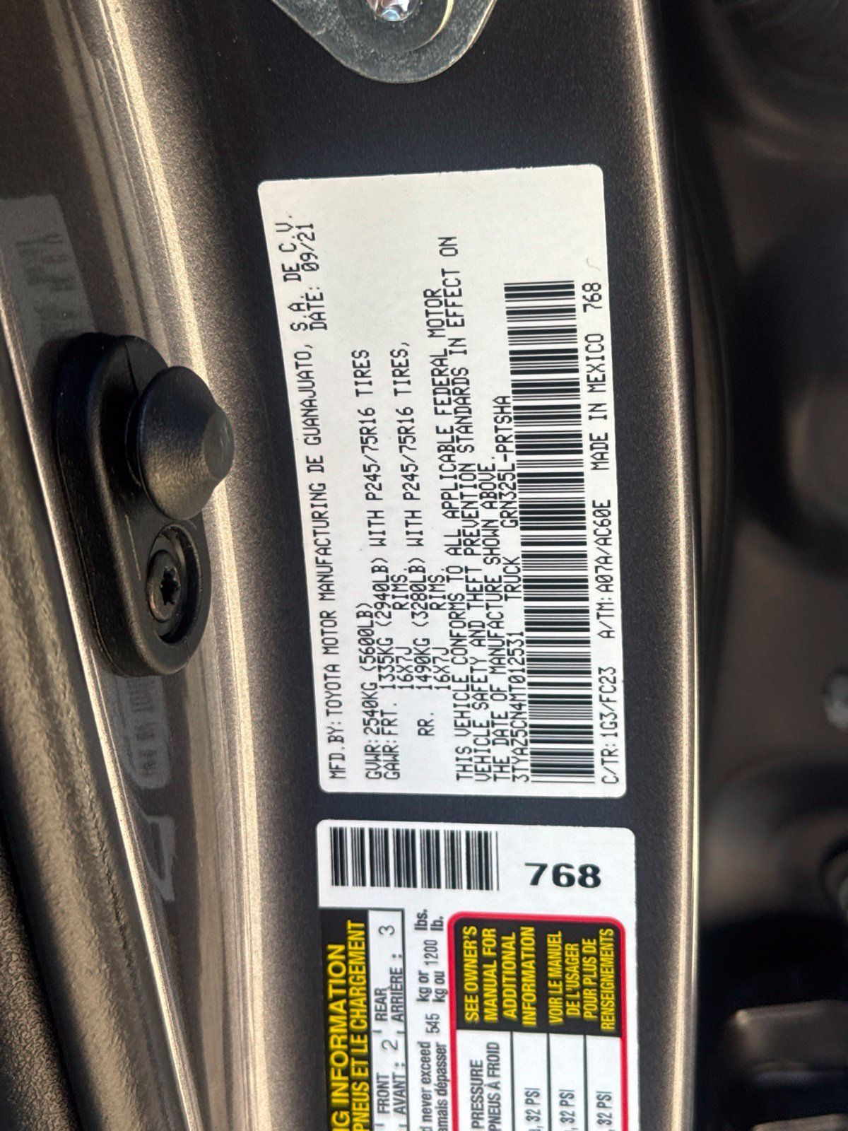 Used 2021 Toyota Tacoma SR5 RWD image 13
