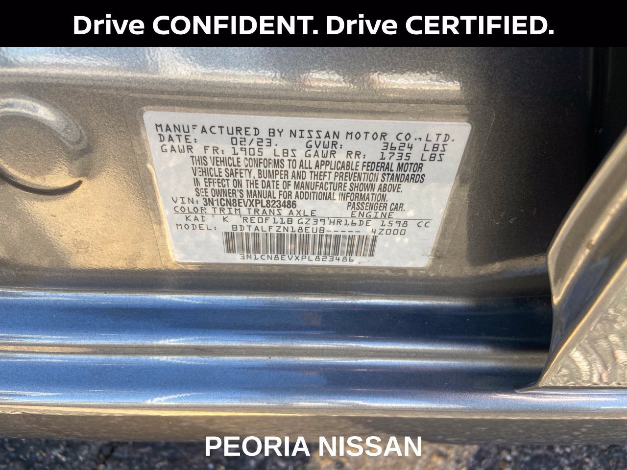 Certified 2023 Nissan Versa SV FWD image 31
