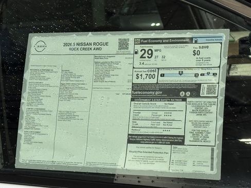 New 2026 Nissan Rogue SV w/ Rock Creek Premium Package AWD/4WD image 7