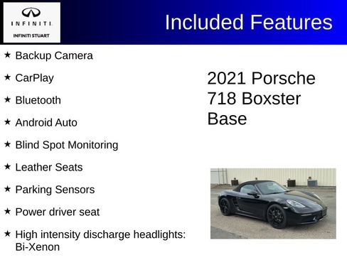 Used 2021 Porsche 718 Boxster RWD image 2
