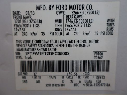 Used 2013 Ford F150 XLT w/ Mid Equipment Group image 44