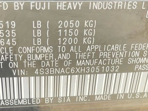 Used 2017 Subaru Legacy 2.5i Premium image 37