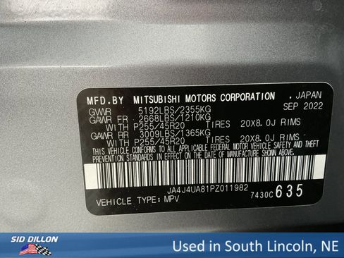 Used 2023 Mitsubishi Outlander SE image 26