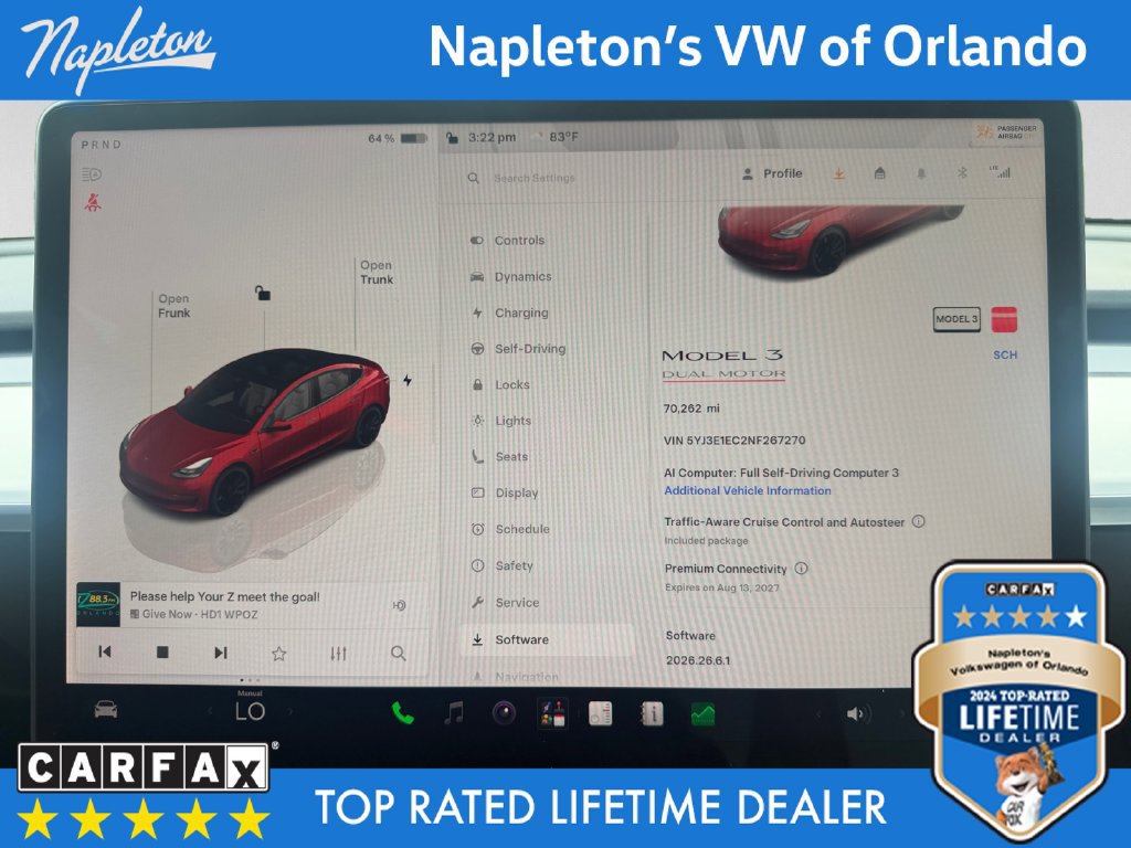 Used 2022 Tesla Model 3 Performance AWD/4WD image 24
