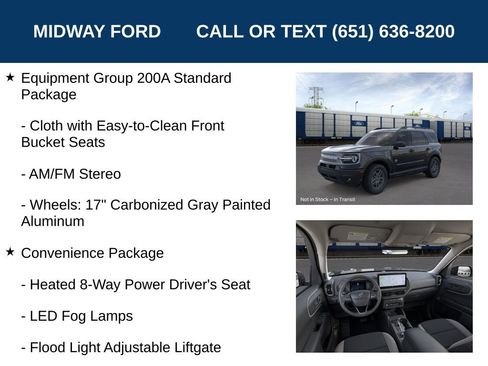 New 2026 Ford Bronco Sport Big Bend w/ Convenience Package AWD/4WD image 7