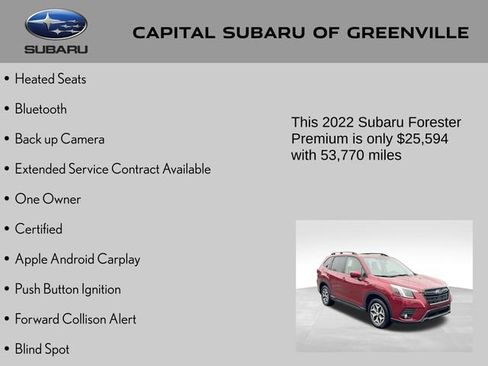 Used 2022 Subaru Forester Premium image 4