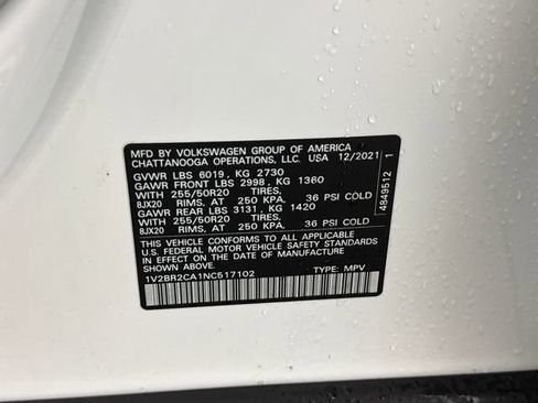 Used 2022 Volkswagen Atlas SEL image 31
