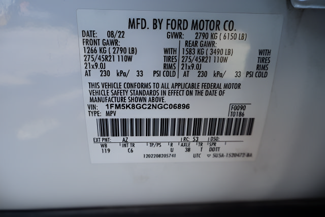 Used 2022 Ford Explorer ST w/ Equipment Group 401A AWD/4WD image 47