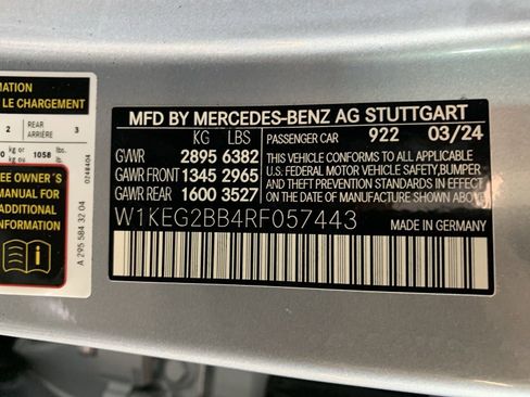 New 2024 Mercedes-Benz EQE 350+ Sedan image 16