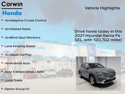 Used 2021 Hyundai Santa Fe SEL image 6