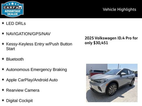 Certified 2025 Volkswagen ID.4 Pro AWD/4WD image 5