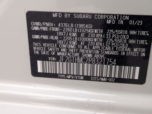 Used 2023 Subaru Crosstrek 2.5i Limited w/ Moonroof Package image 35