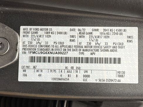 Used 2022 Ford Escape SE w/ Convenience Package image 32