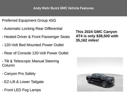 Used 2024 GMC Canyon AT4 w/ AT4 Premium Package AWD/4WD image 20