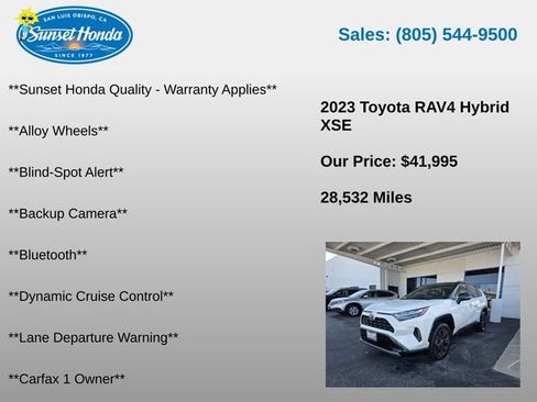 Used 2023 Toyota RAV4 XSE AWD/4WD image 5