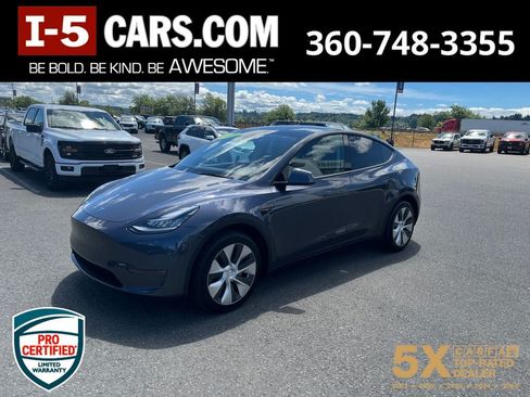 Used 2021 Tesla Model Y Long Range AWD/4WD image 1