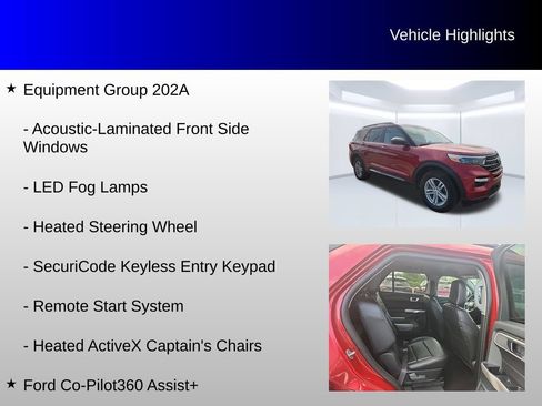 Used 2024 Ford Explorer XLT w/ Equipment Group 202A AWD/4WD image 8