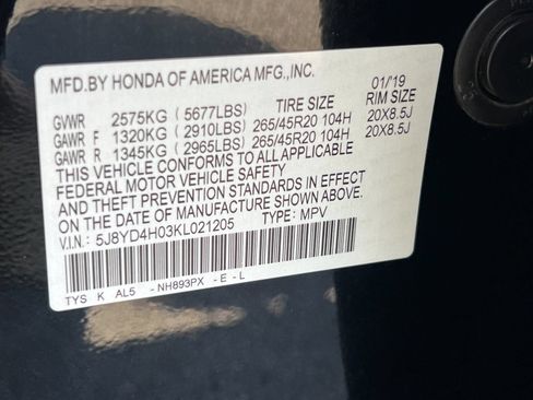 Used 2019 Acura MDX A-Spec AWD/4WD image 29