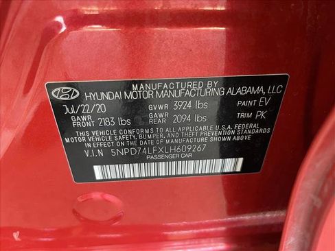 Used 2020 Hyundai Elantra SE w/ Cargo Package (C1) FWD image 23