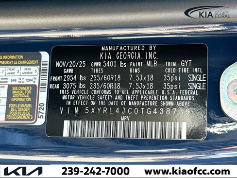 New 2026 Kia Sorento S w/ S Panoramic Sunroof Package image 42