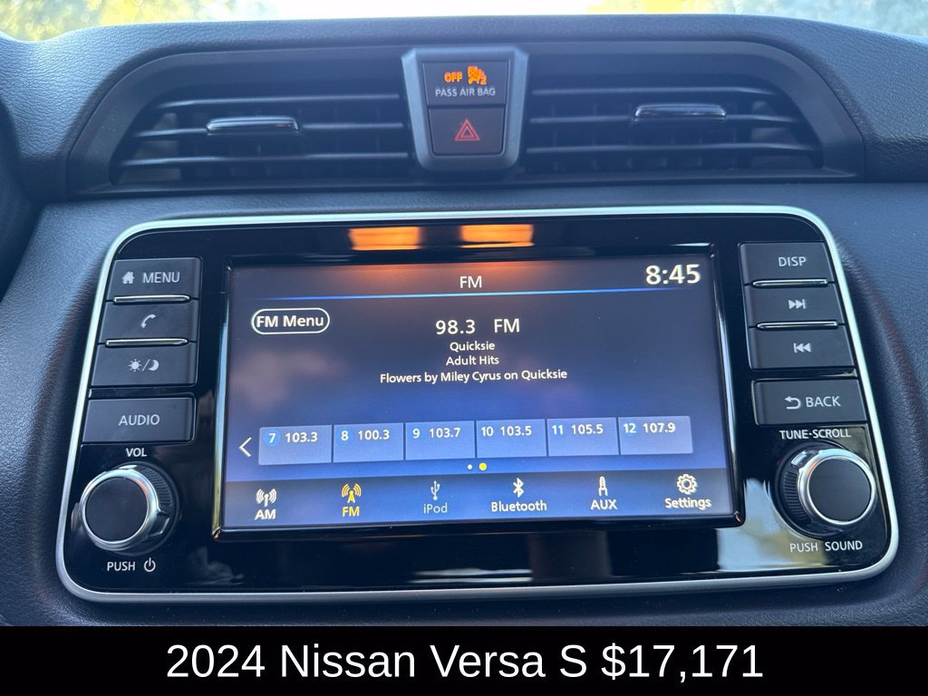 Used 2024 Nissan Versa S w/ Trunk Package FWD image 24