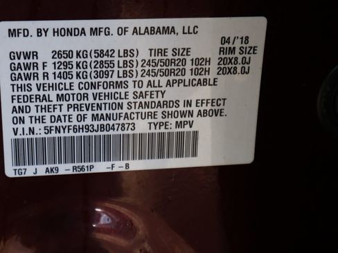 Used 2018 Honda Pilot Touring image 48