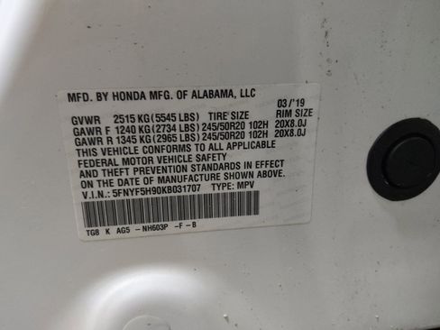 Used 2019 Honda Pilot Touring image 33