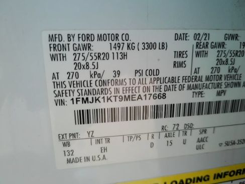 Used 2021 Ford Expedition Max Limited RWD image 65