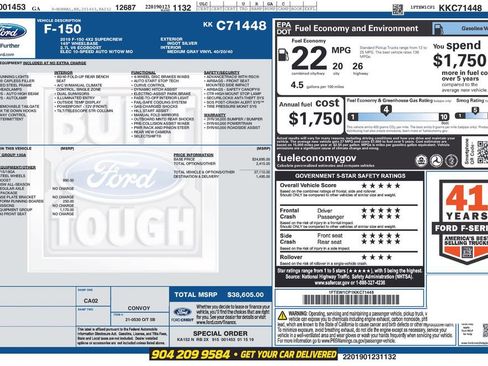 Used 2019 Ford F150 XL w/ XL Power Equipment Group RWD image 35