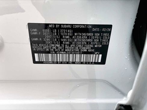 New 2026 Subaru Ascent Bronze Edition image 19