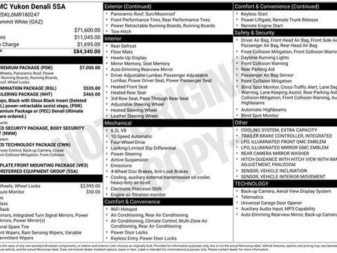 Used 2021 GMC Yukon Denali w/ Denali Premium Package image 35