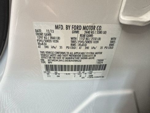 Used 2014 Ford Edge Limited w/ Equipment Group 301A FWD image 12