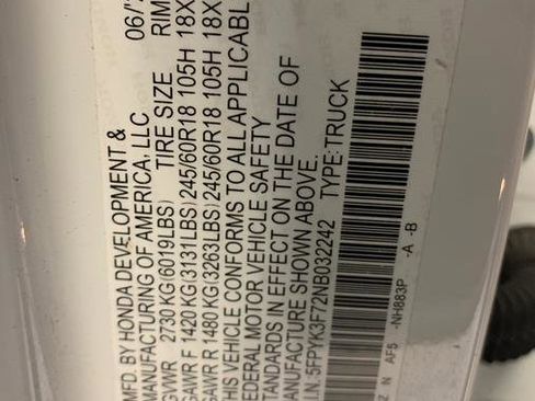 Used 2022 Honda Ridgeline RTL-E image 61