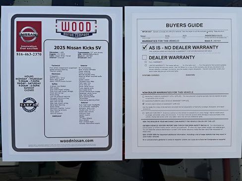 Certified 2025 Nissan Kicks SV image 9