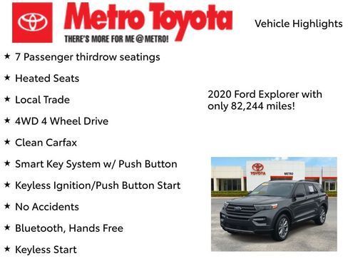 Used 2020 Ford Explorer XLT w/ Equipment Group 202A image 8