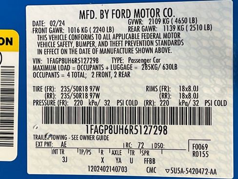 Used 2024 Ford Mustang Premium image 52