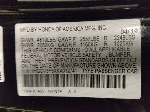 Used 2019 Honda Accord EX-L image 33