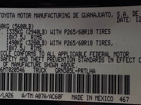 Used 2021 Toyota Tacoma Limited w/ Nightshade Package image 24