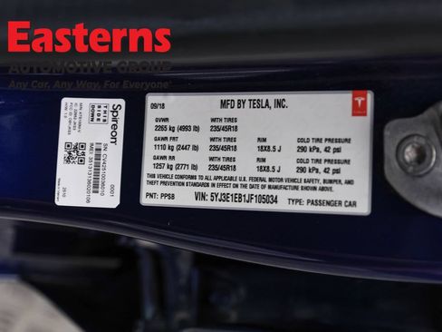 Used 2018 Tesla Model 3 Long Range AWD/4WD image 30