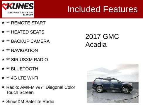 Used 2017 GMC Acadia SLE AWD/4WD image 2