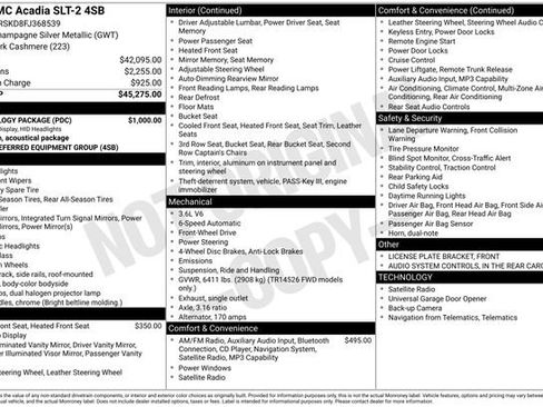 Used 2015 GMC Acadia SLT w/ Technology Package FWD image 12