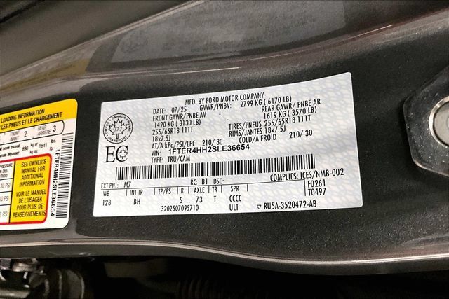 Used 2025 Ford Ranger XLT w/ Equipment Group 301A High AWD/4WD image 40