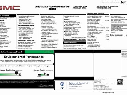 New 2026 GMC Sierra 3500 Denali w/ Denali Reserve Package