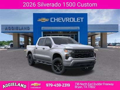 New 2026 Chevrolet Silverado 1500 Custom w/ Turbomax Blackout Package